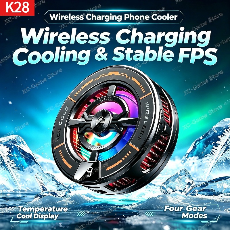 Gaming Accessories For Room - K28 Pendingin Ponsel Semikonduktor Magnetik dengan