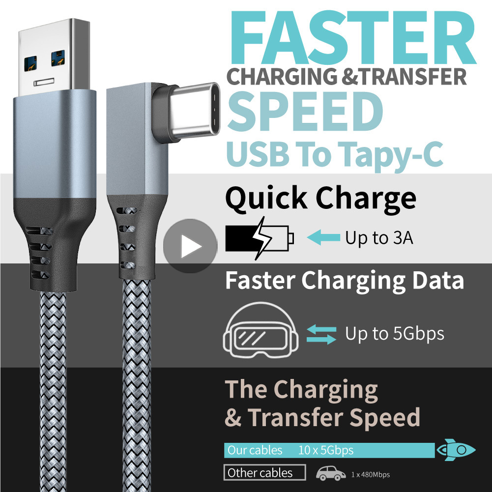 Virtual Gaming Accessories - Kabel USB A Ke Tipe C