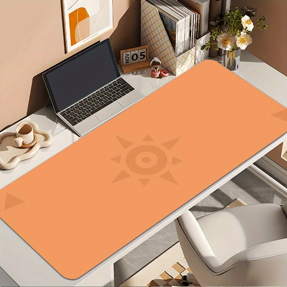 Desk Corner Mat - Alas Meja Besar XXL Warna Oranye