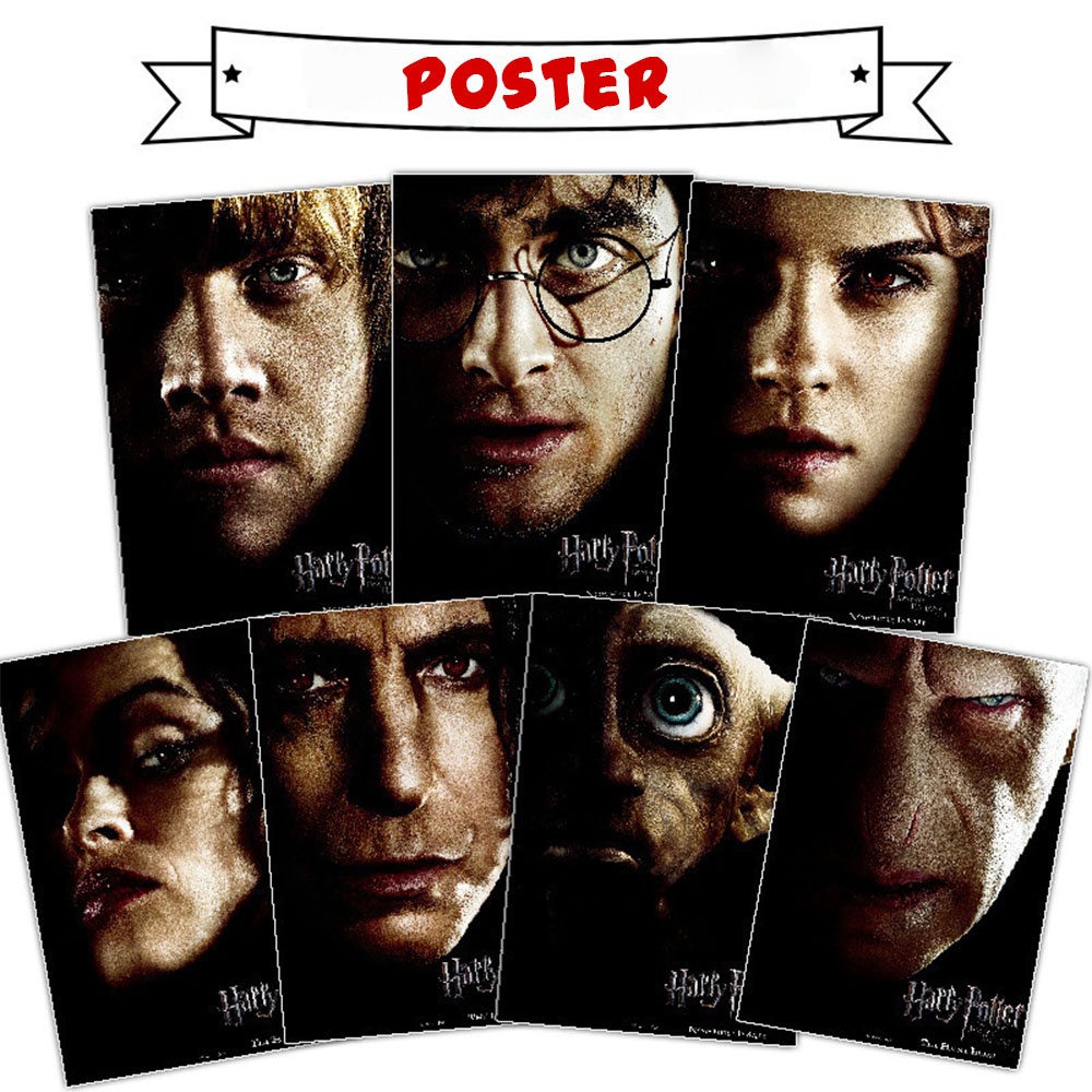 Gaming Accessories For Room - Poster Harry Potter Asli Cetakan Seni