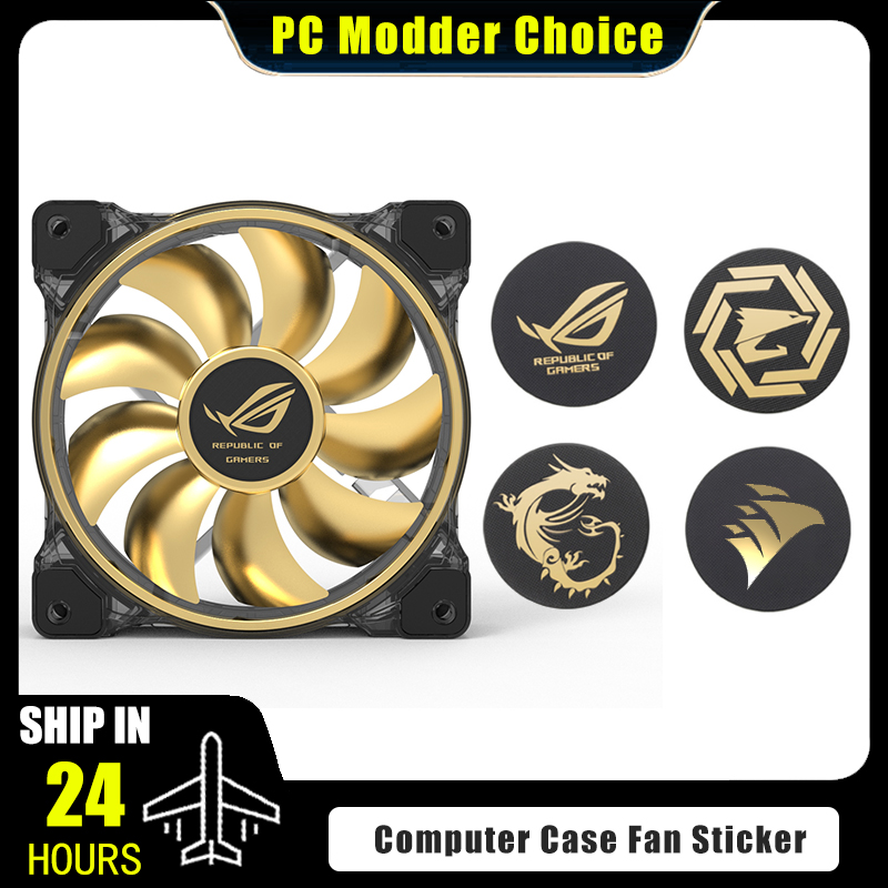 Gaming Accessories For Room - Stiker Logo casing komputer, aksesori dekoratif