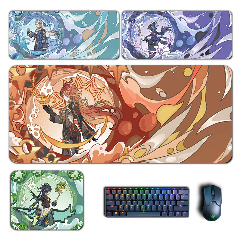 Gaming Accessories Keyboards - Alas Mouse dampak Anime Genshin Hu