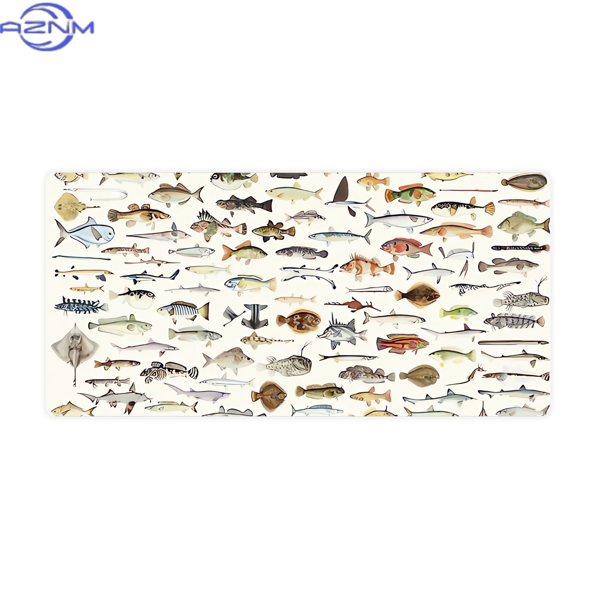 Desk Corner Mat - Alas Meja Berbentuk Ikan untuk Meja