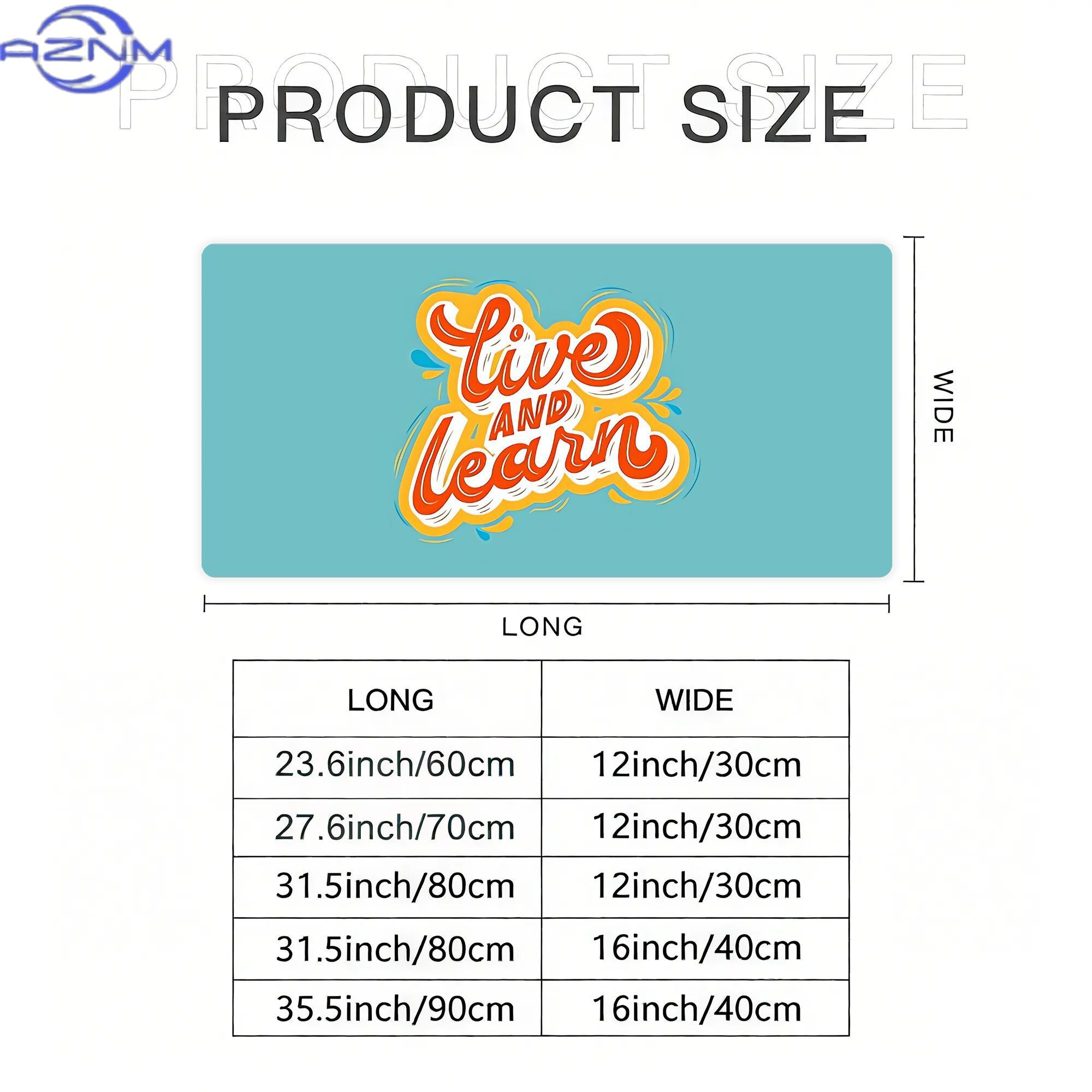 Alas Meja dengan Kutipan Inspi - Desk Corner Mat ulasan dan harga