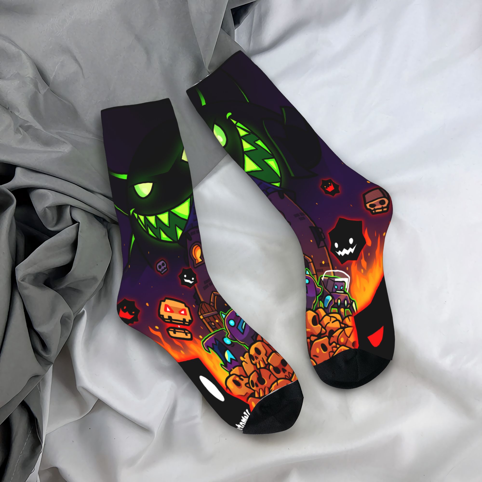 Kaus Kaki Lucu Motif Geometri  - Gaming Accessories Gift Ideas ulasan dan harga