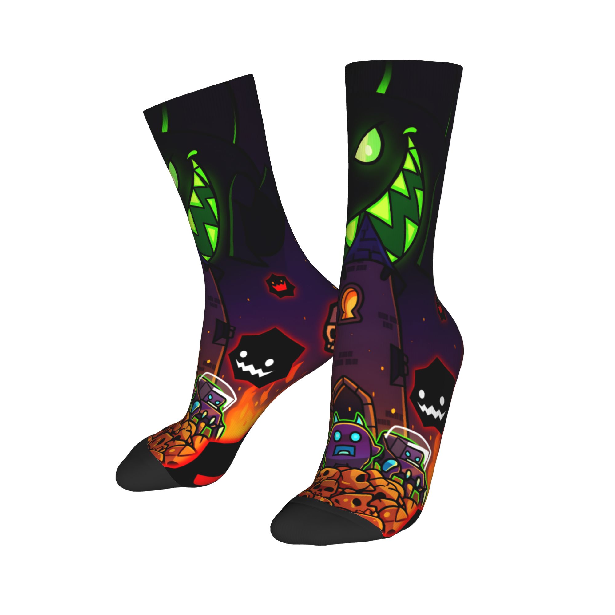 Kaus Kaki Lucu Motif Geometri  - Gaming Accessories Gift Ideas ulasan dan harga