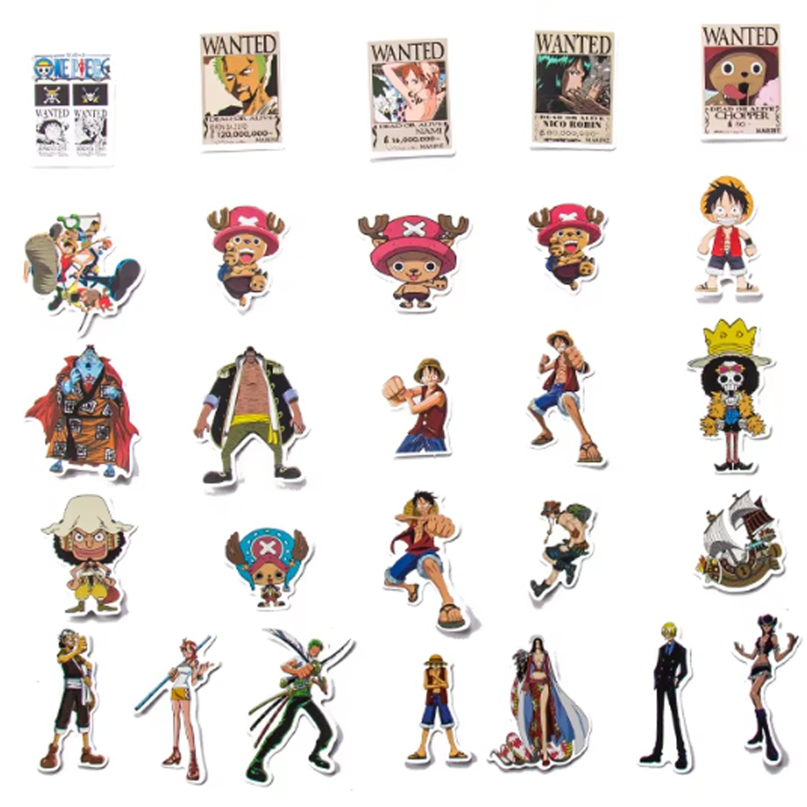 50 Buah Stiker One Piece Hadia - Gaming Accessories Roblox ulasan dan harga