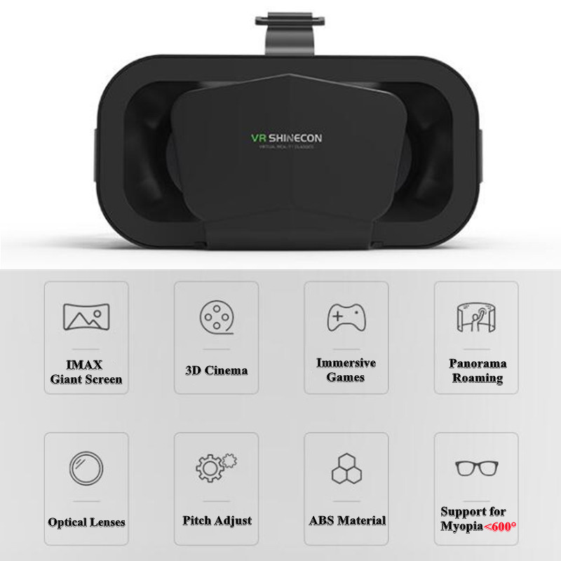 Shinecon Viar Kacamata VR 3D P - Virtual Gaming Accessories ulasan dan harga