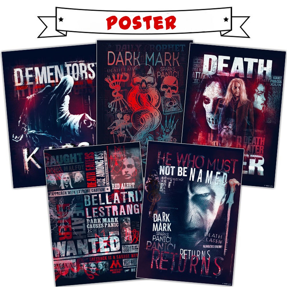 Poster Harry Potter Asli Cetak - Gaming Accessories For Room ulasan dan harga