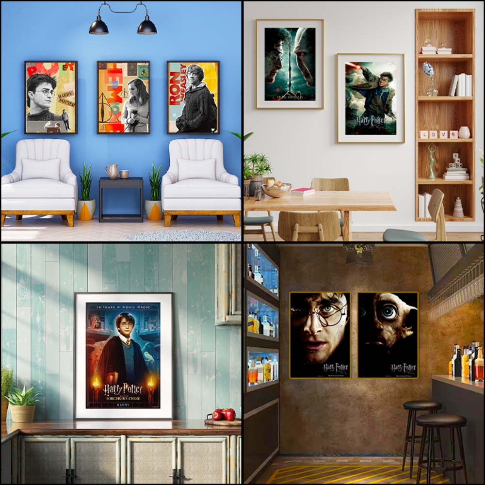 Poster Harry Potter Asli Cetak - Gaming Accessories For Room ulasan dan harga