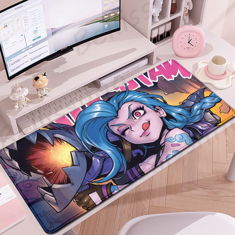 LOL Arcane Mouse Pad Jinx matr - Jinx Gaming Accessories ulasan dan harga