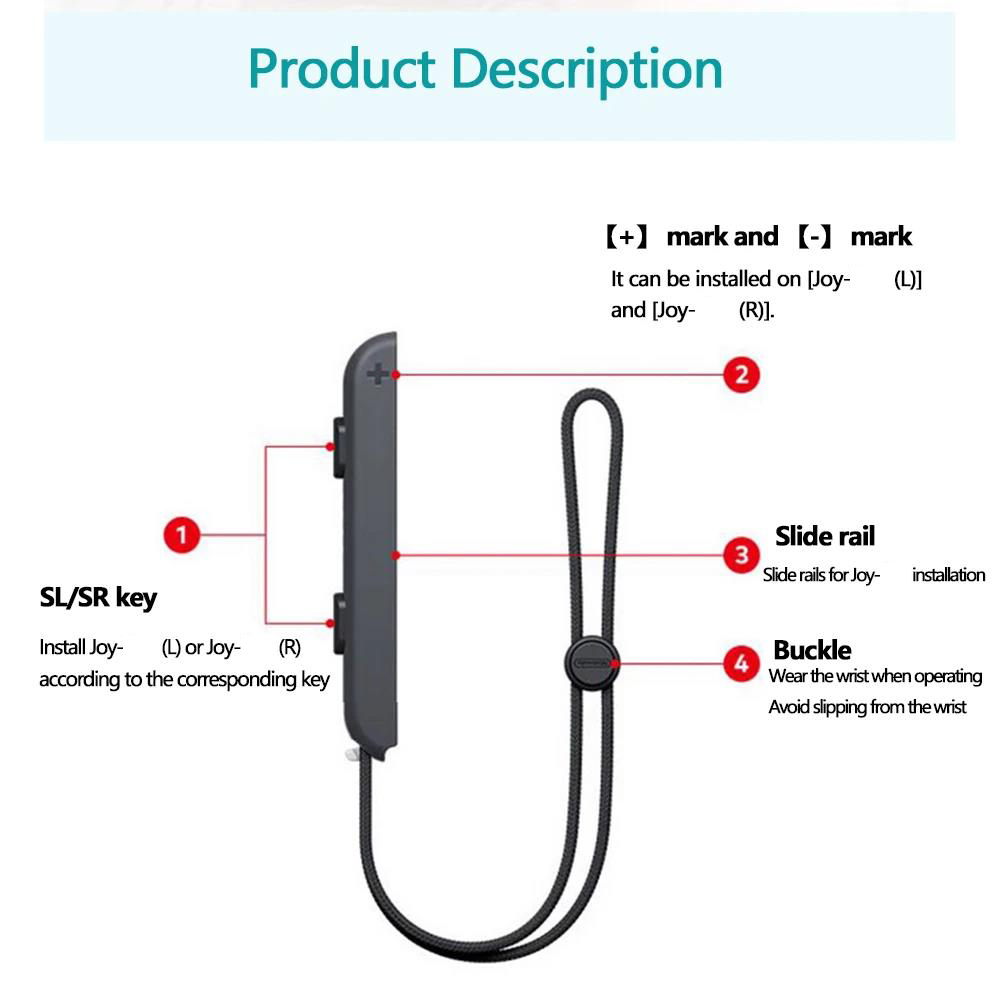 1 Pasang Tali Pergelangan Tang - Gaming Accessories Nintendo ulasan dan harga
