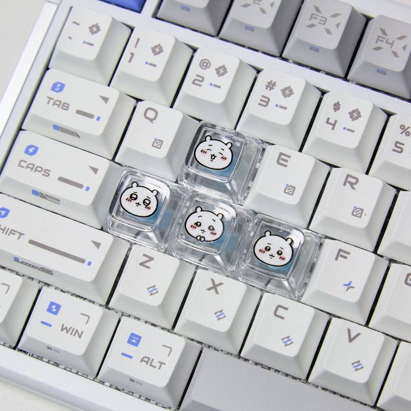 Chiikawa 4 Buah Keycap Transpa - Gaming Accessories For Room ulasan dan harga