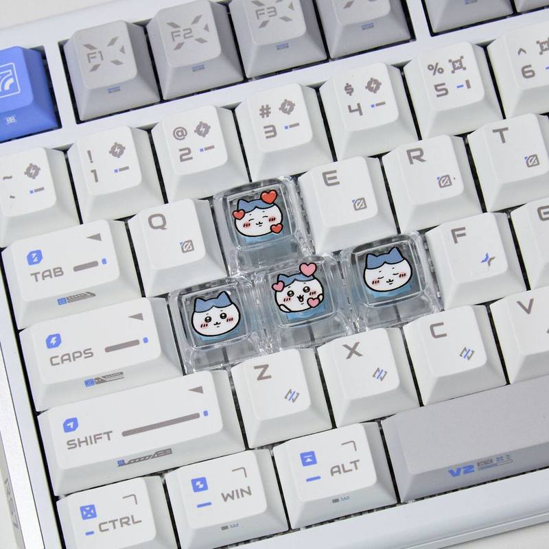 Chiikawa 4 Buah Keycap Transpa - Gaming Accessories For Room ulasan dan harga