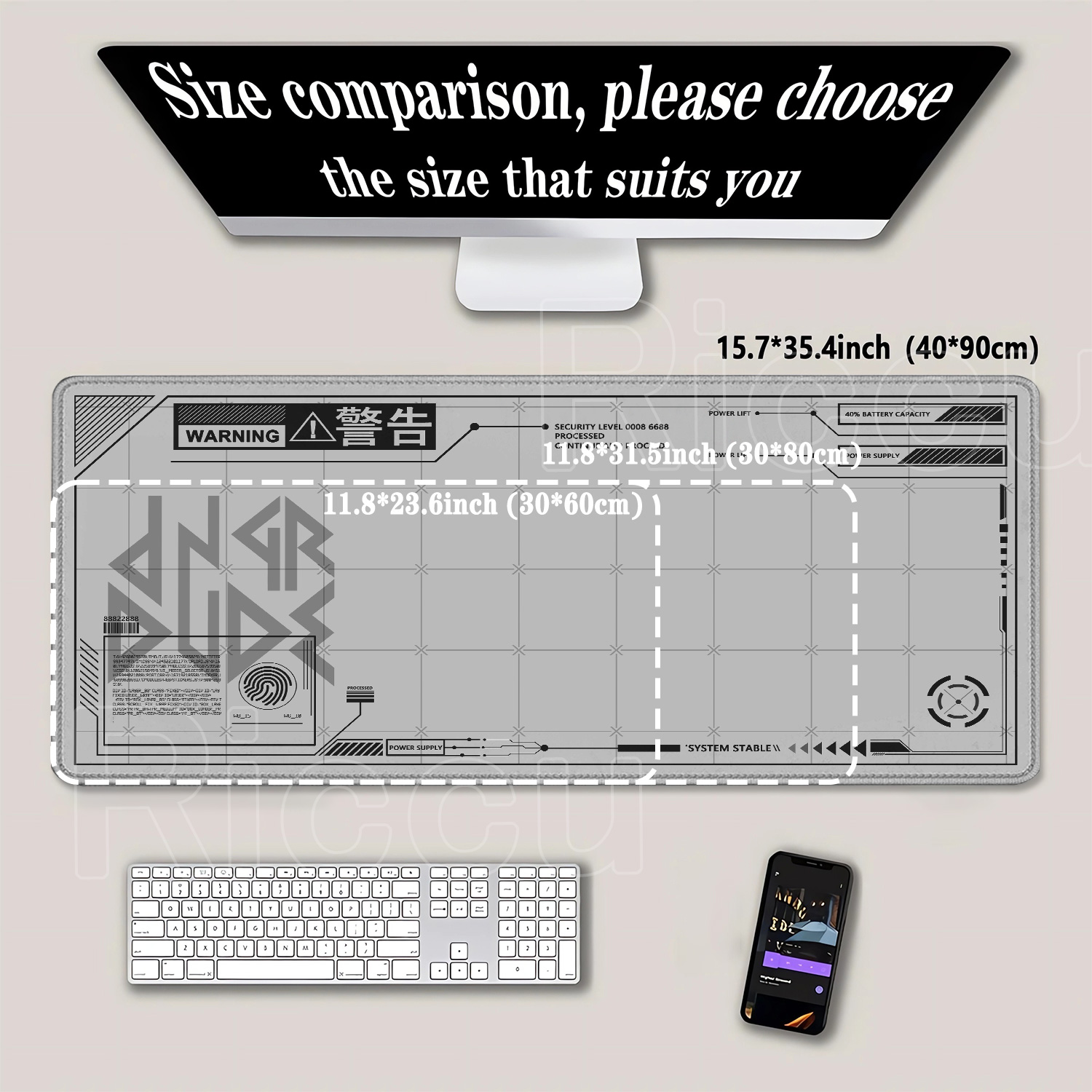 Alas Mouse Ekstra Besar HD unt - Gaming Accessories Drawing ulasan dan harga