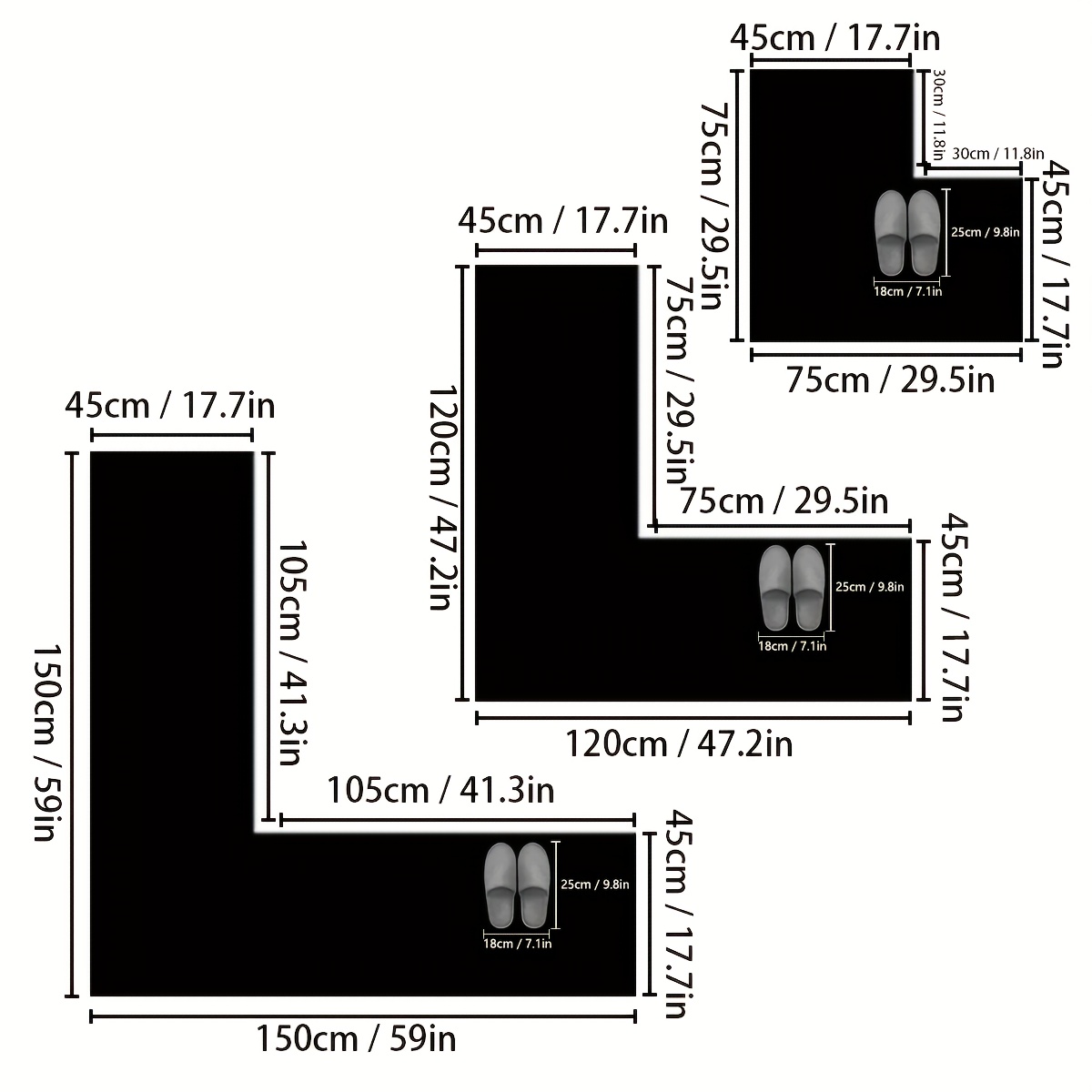 Keset Kaki Kamar Mandi Flanel  - Desk Corner Mat ulasan dan harga