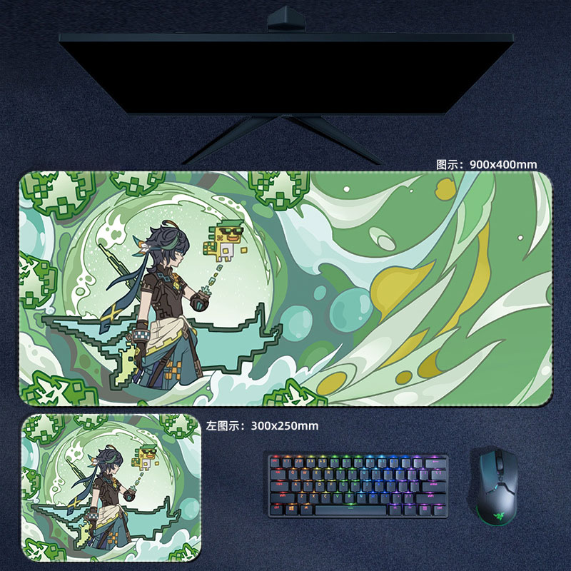 Alas Mouse dampak Anime Genshi - Gaming Accessories Keyboards ulasan dan harga