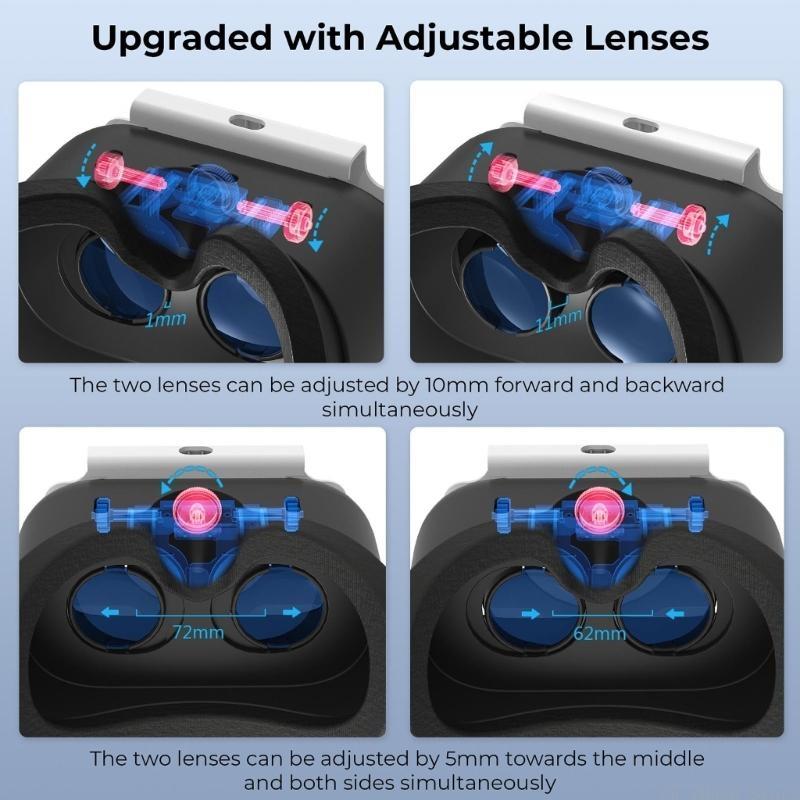 Kacamata Realitas Virtual Head - Virtual Gaming Accessories ulasan dan harga