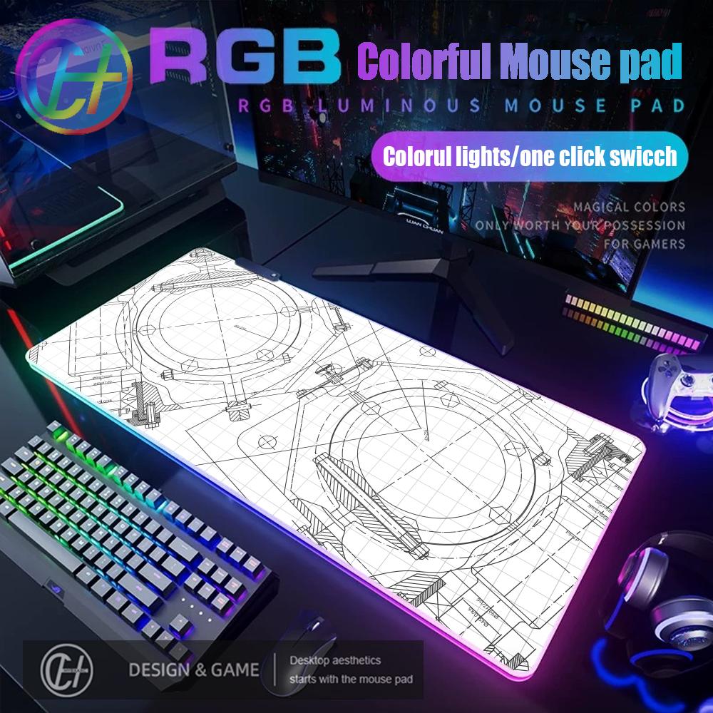 Alas Mouse RGB Gambar Mekanis  - Gaming Accessories Drawing ulasan dan harga