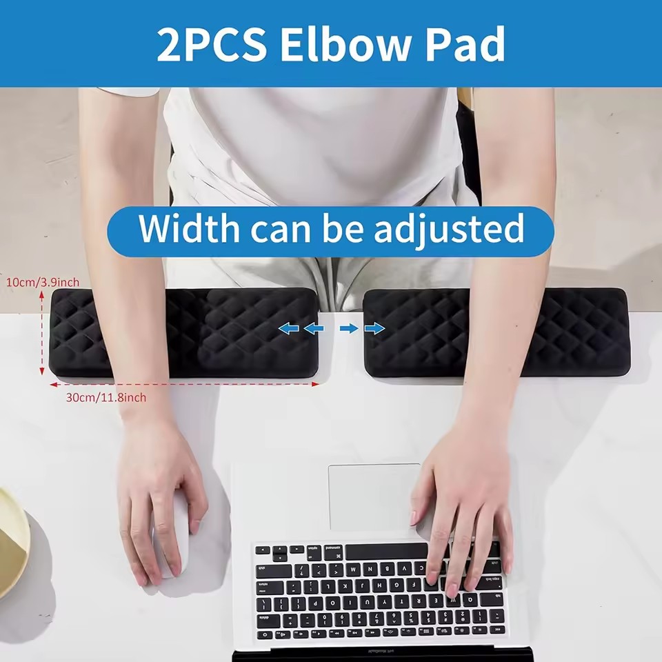 2 PackL-Shaped Keyboard Mouse  - Desk Corner Mat ulasan dan harga